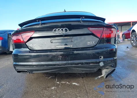 2016 Audi A7 3.0T Premium Plus z USA, uszkodzony, nr VIN WAUWGAFC4GN032442